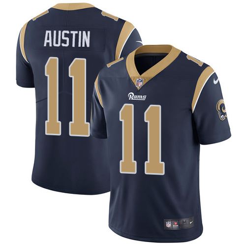 Nike Rams #11 Tavon Austin Navy Blue Team Color Men's Stitched NFL Vapor Untouchable Limited Jersey